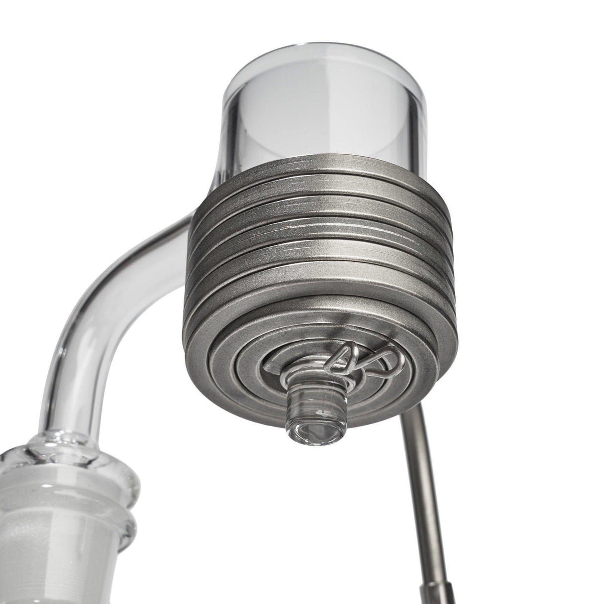 High Five 30mm Quartz E-Banger Close-Up, Durable for Dab Rigs, with Coil