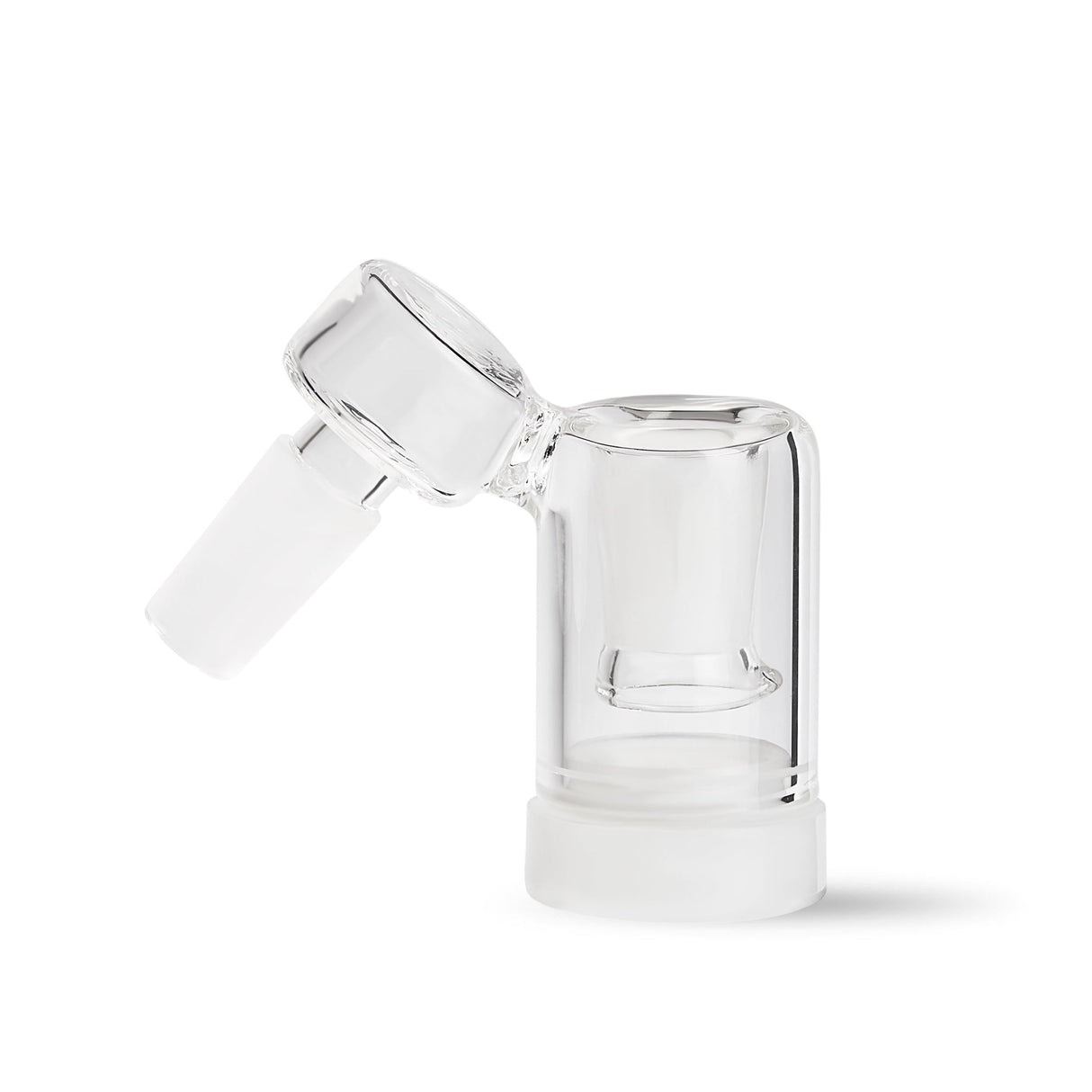 High Five ClaimSaver 45Β° Glass Adapter 14M-14F for E-Nail, Borosilicate - Side View