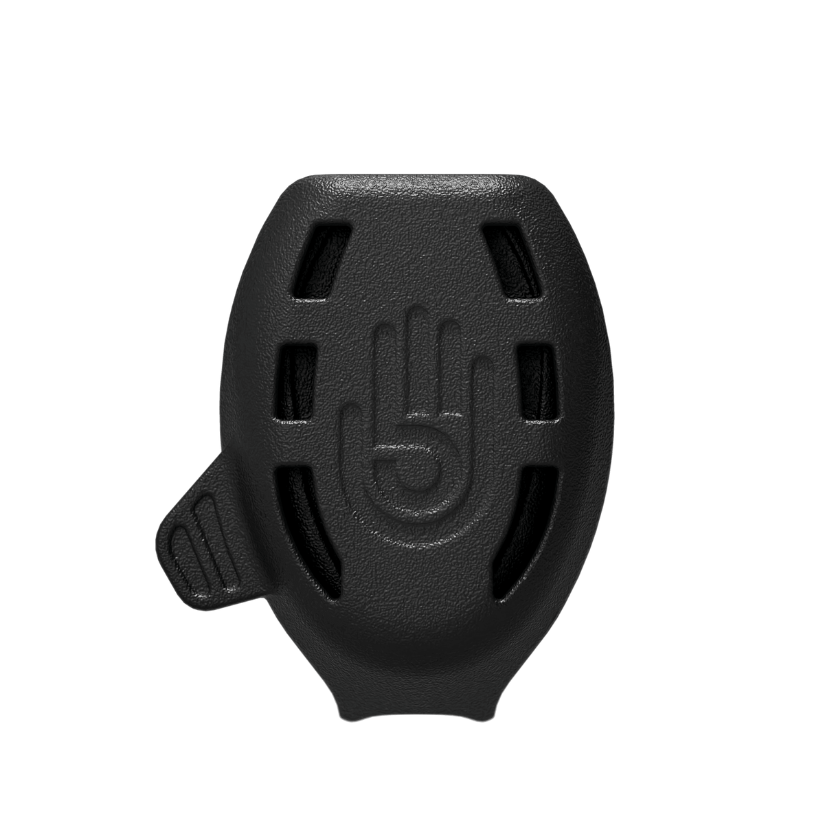 High Five Duo Herb Atomizer - Top View on Seamless Black Background