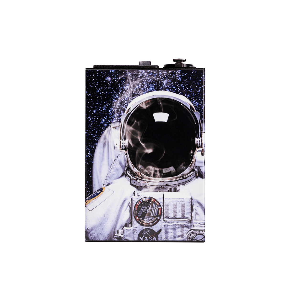 High Five LCD E-Nail with Astronaut Design - Front View on White Background