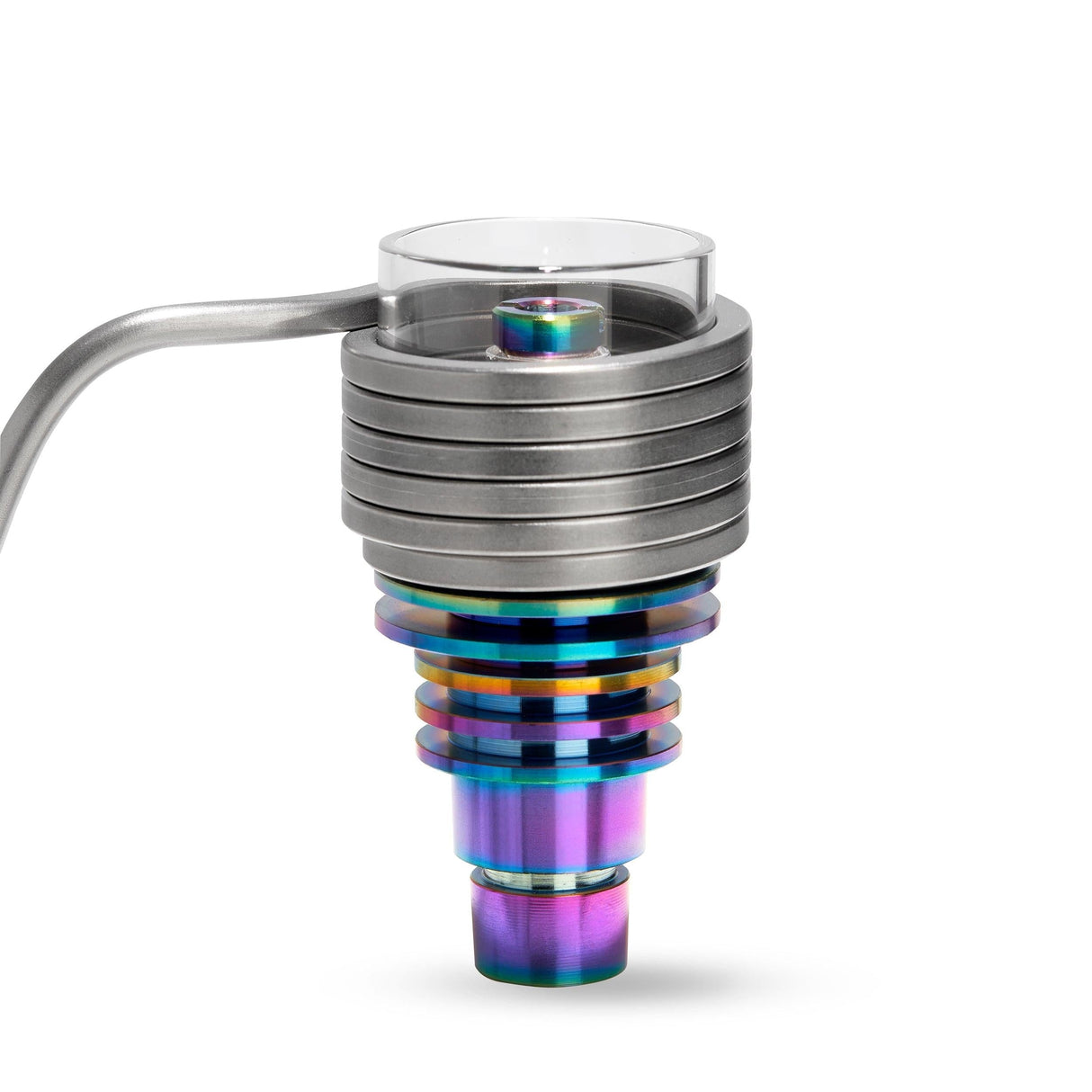 High Five LCD E-Nail with Hybrid Nail & Rig Kit, precise temperature control, side view