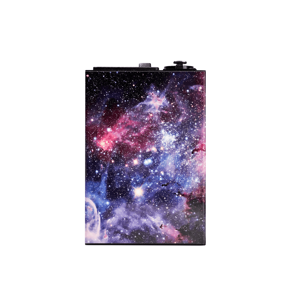 High Five Micro E-Nail Controller in Black/Nebula Design - Front View for Concentrates