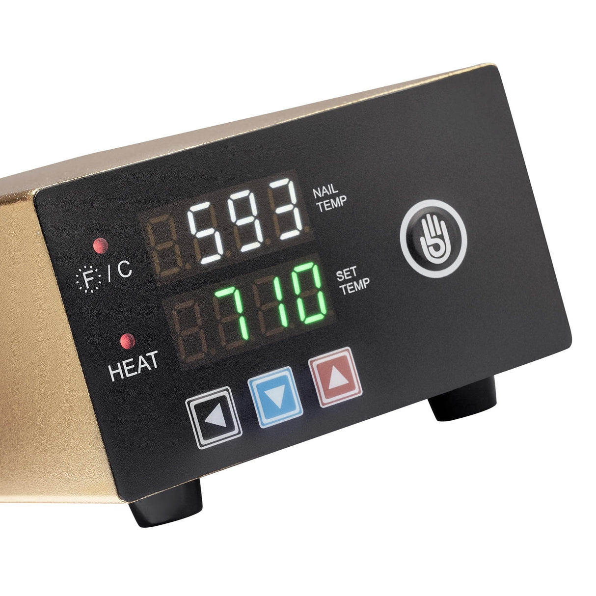 High Five MICRO E-Nail with digital display for precise temperature control - Front View