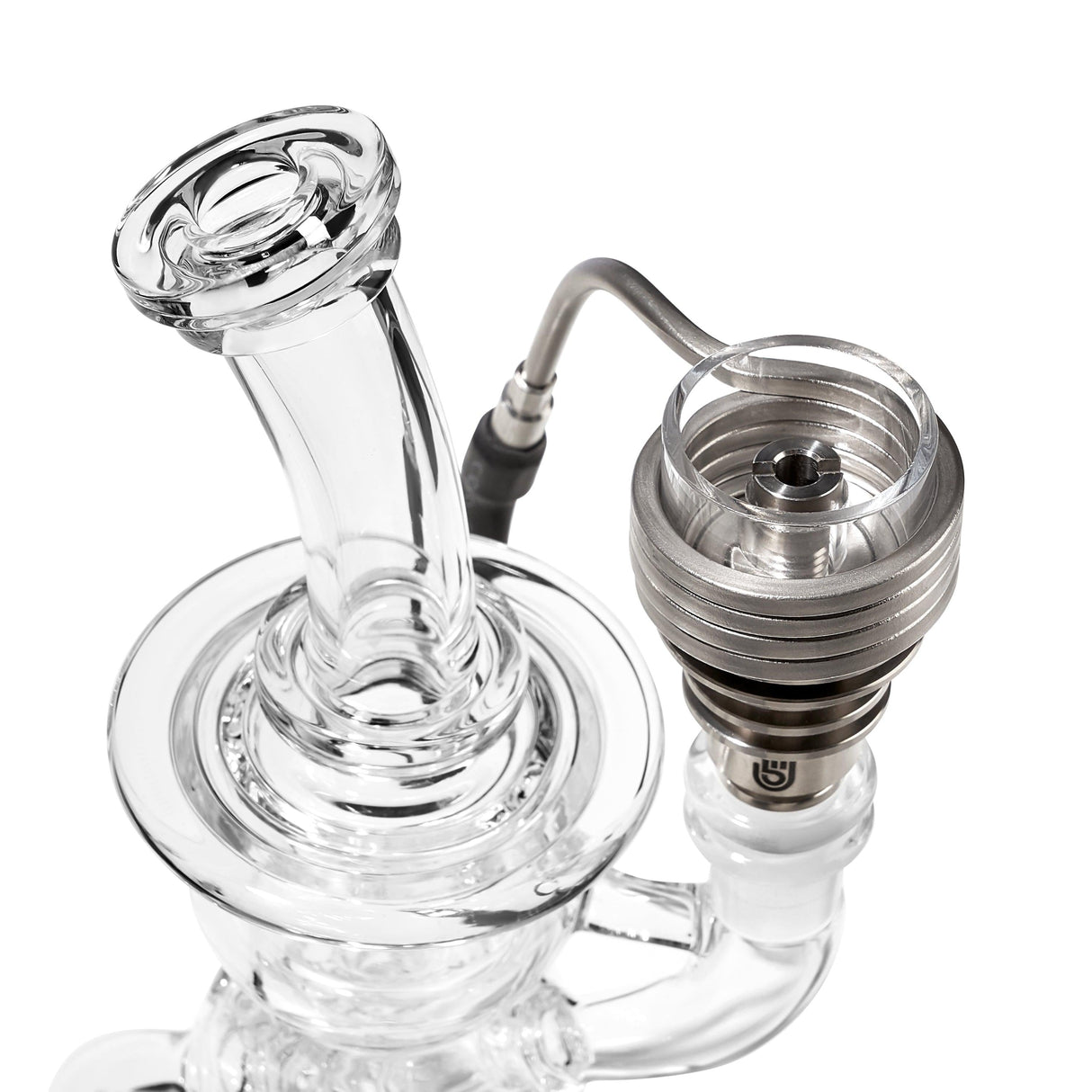 High Five MICRO E-nail with Hybrid Nail & Glass Rig Kit for Concentrates - Close-up