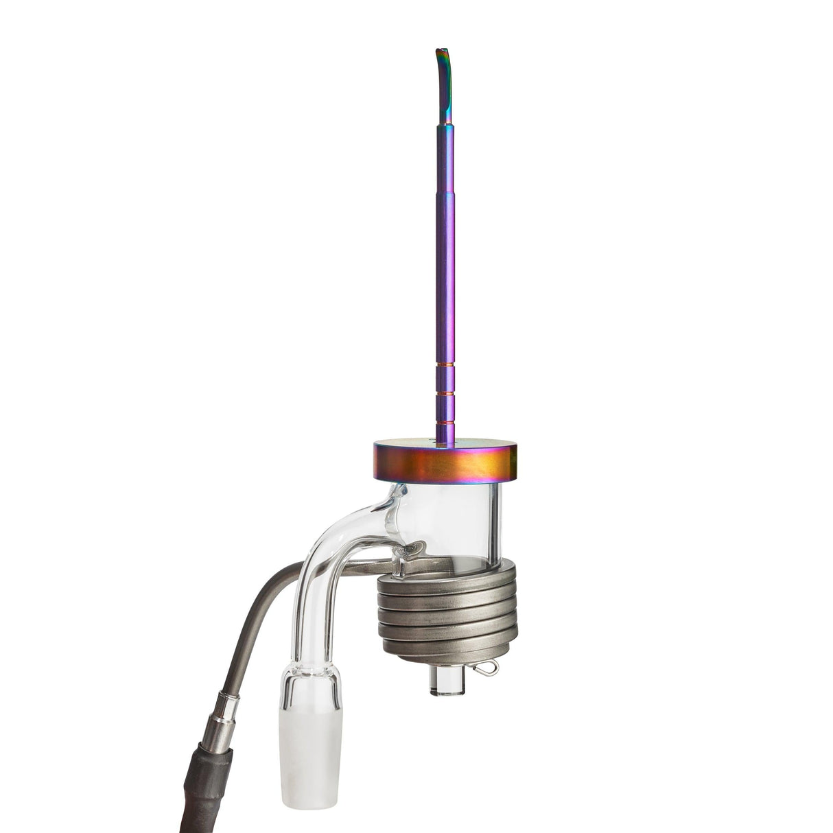 High Five MICRO E-Nail Quartz E-Banger Kit for Concentrates - Side View