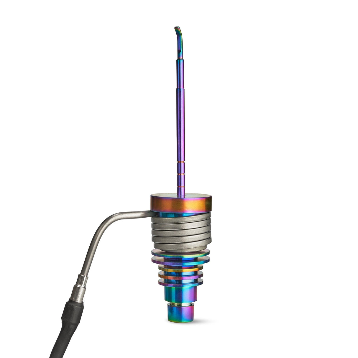 High Five MICRO E-Nail with Titanium Nail Kit for Concentrates - Angled View