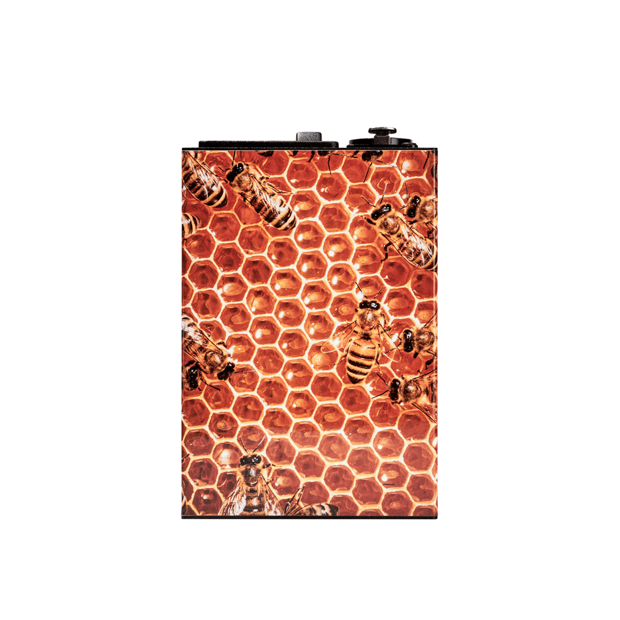 High Five Micro E-Nail with Beehive Design in Black/Gold - Compact for Concentrates