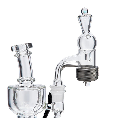 High Five Opal Bubble Carb Cap for Dab Rigs, Borosilicate Glass, Side View
