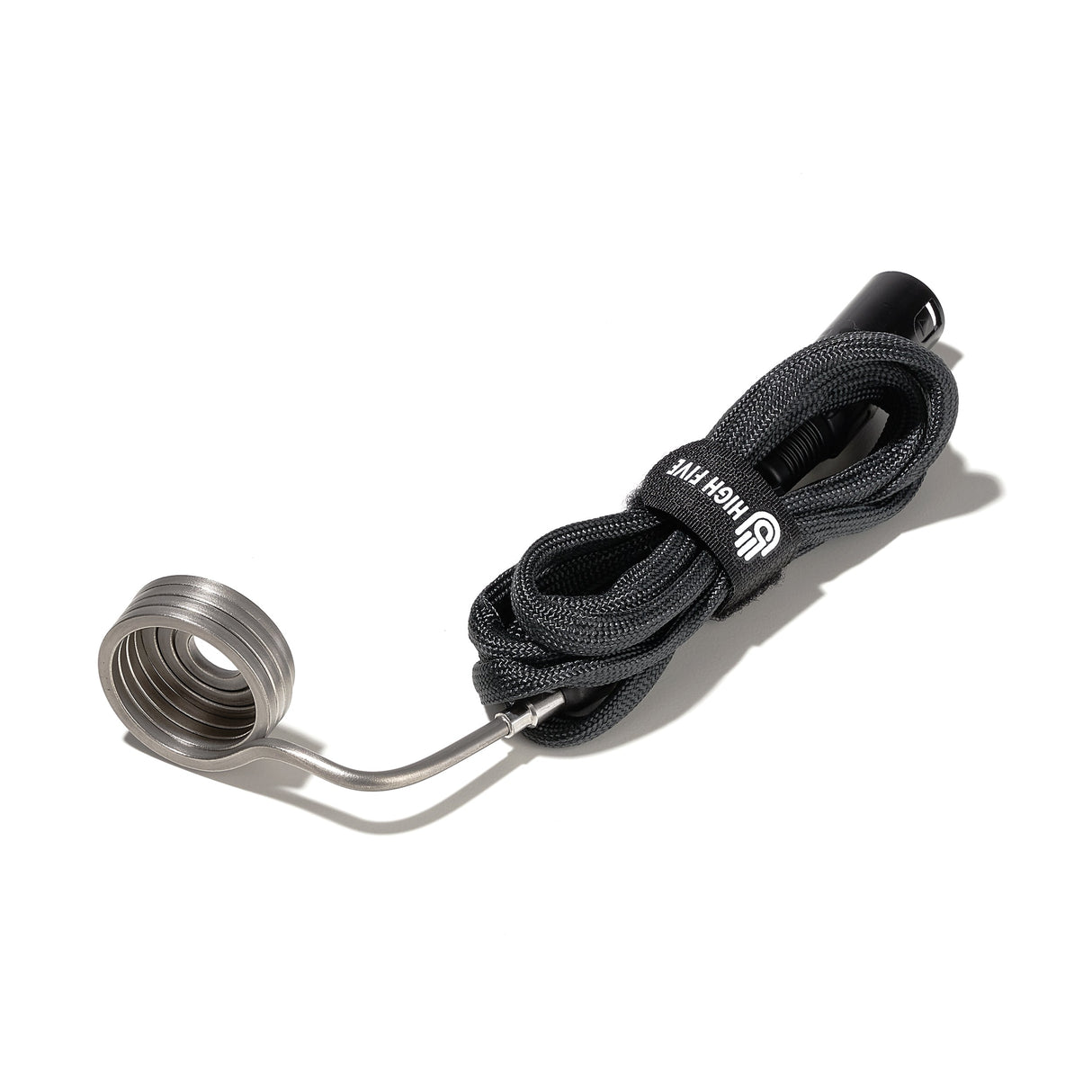 High Five Terp E-Slurper Coil for E-nails, 6ft length, ideal for concentrates, side view