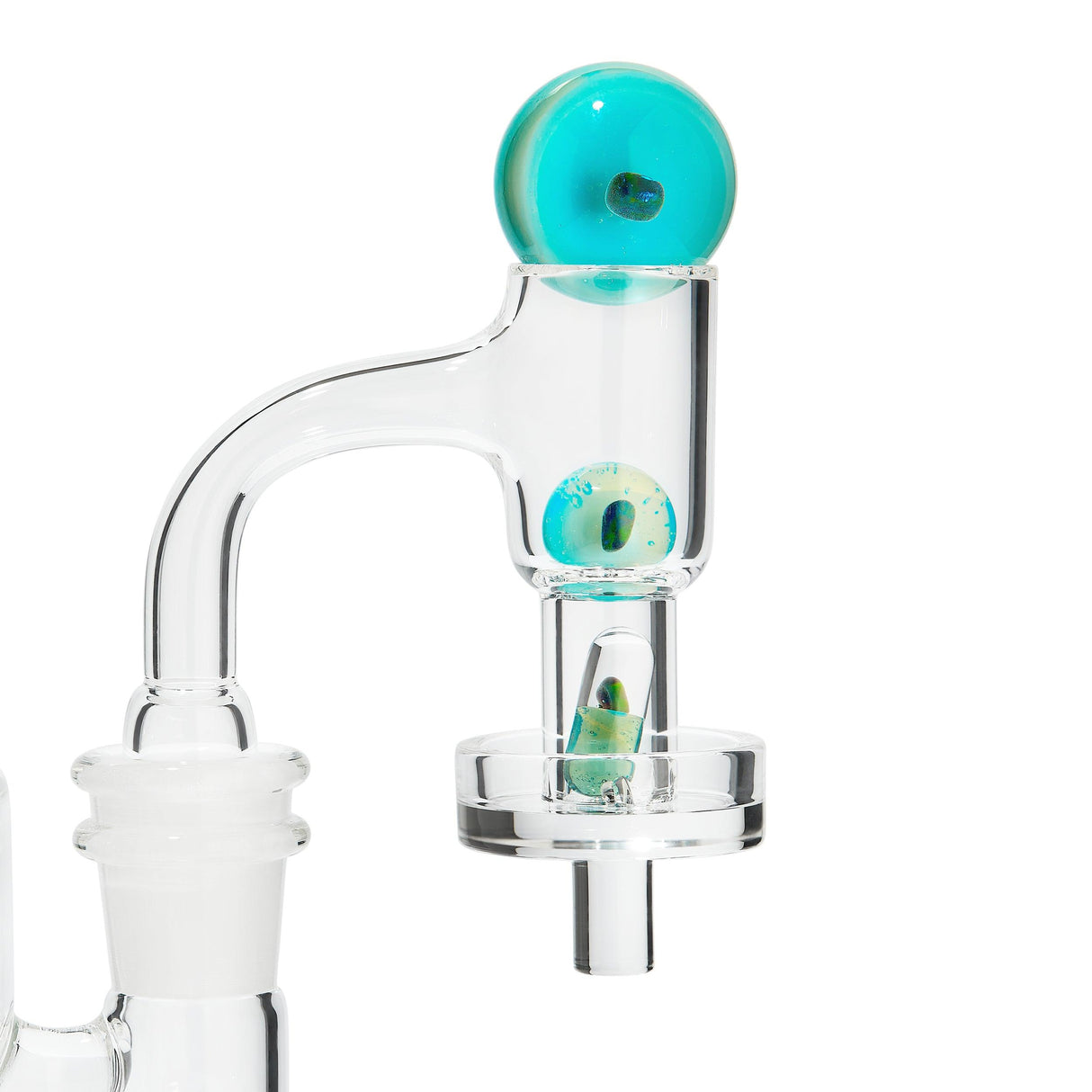 High Five Terp E-Slurper Marble Set for Dab Rigs - Close-up Side View