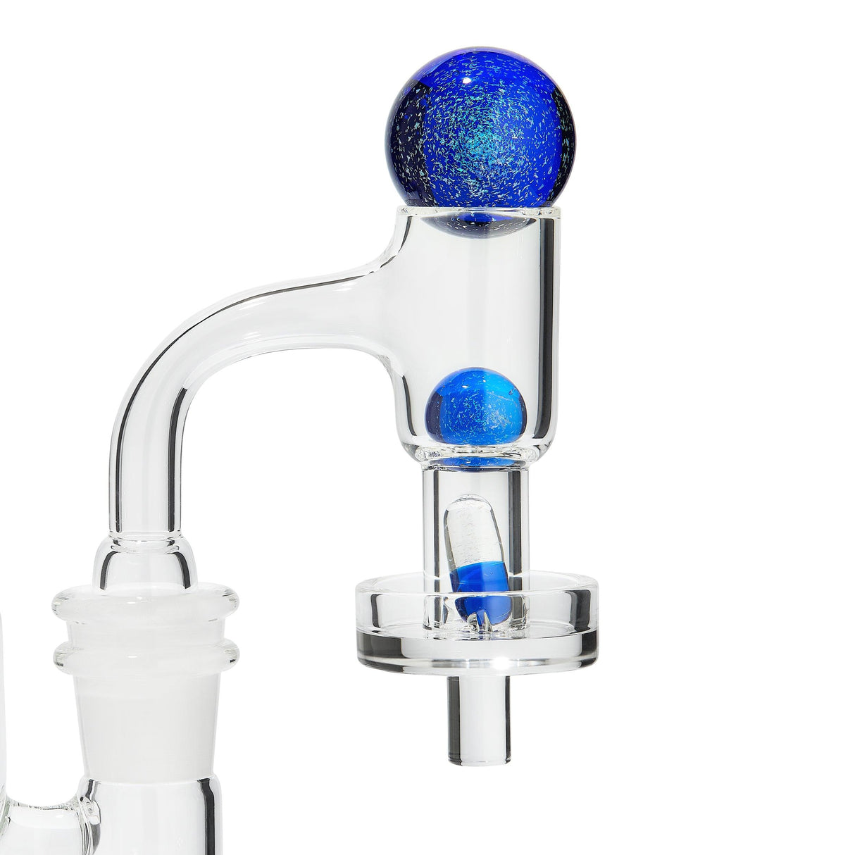 High Five Terp E-Slurper Marble Set for Dab Rigs - Close-up Side View, USA Made