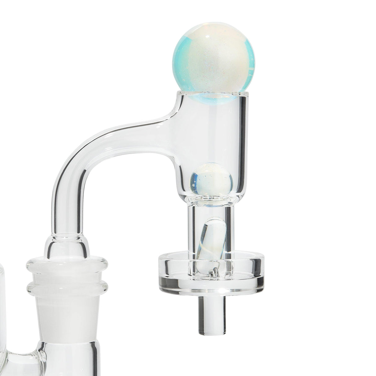 High Five Terp E-Slurper Set with Marbles for Dab Rigs - Close-up on White Background