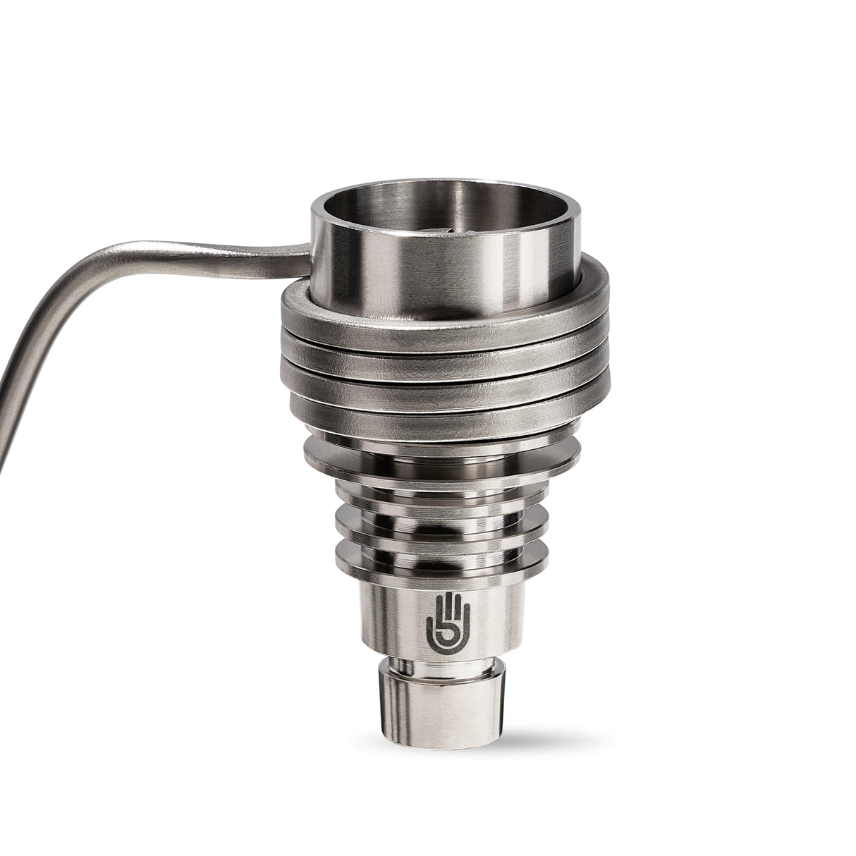 High Five Universal Deep Dish Titanium Nail for Dab Rigs - Durable Side View