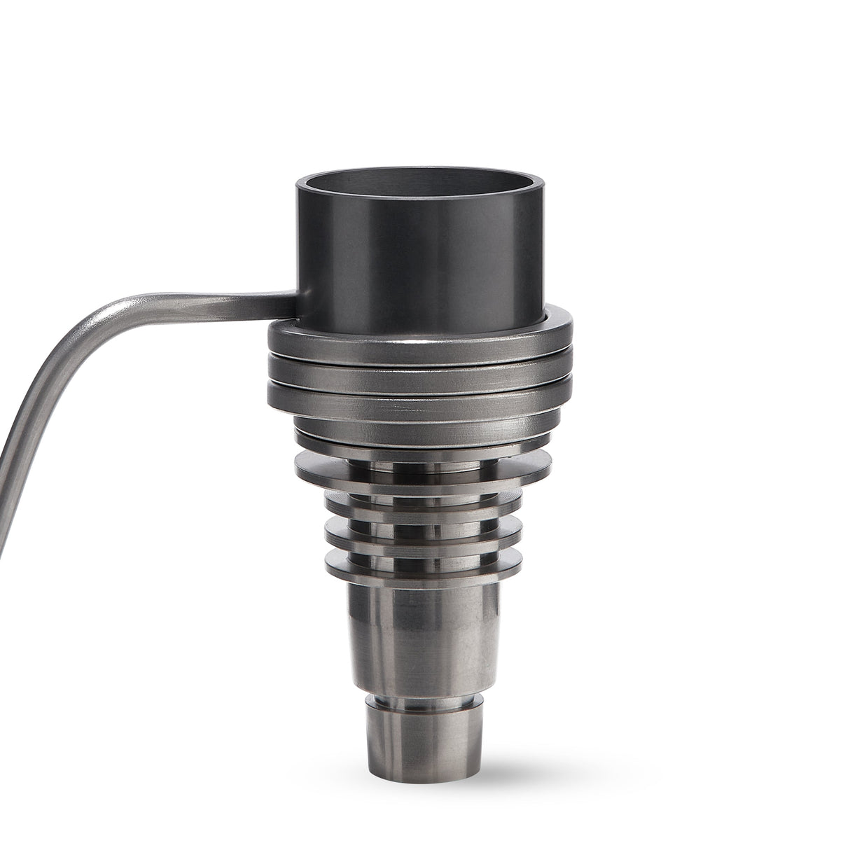 High Five Universal SIC Hybrid Nail for Dab Rigs, side view on white background