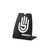 High Five V2 Coil Stand in Black - Steel E-Nail Stand for Concentrates, Front View