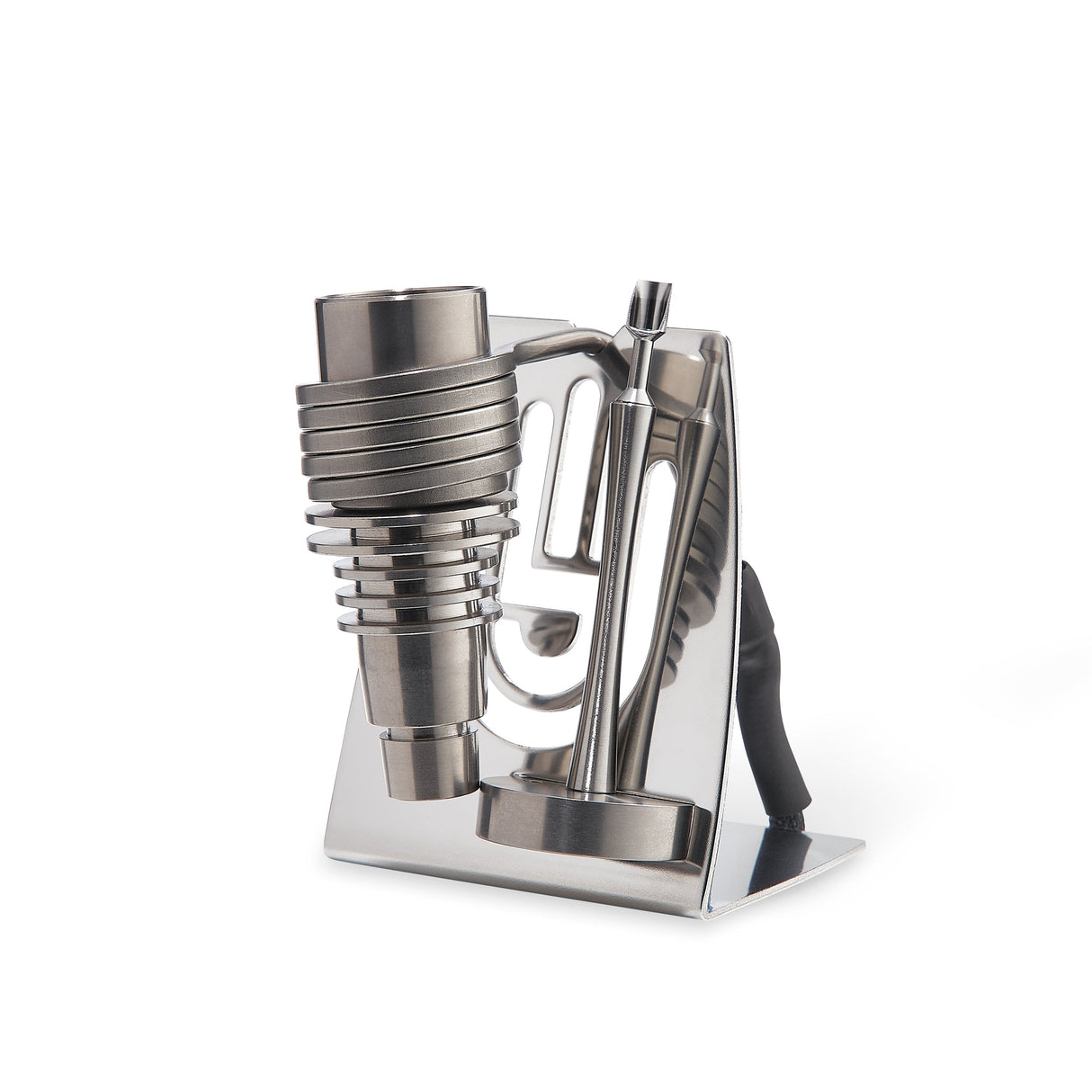 High Five V2 Coil Stand for E-Nails, durable steel design, side view on white background