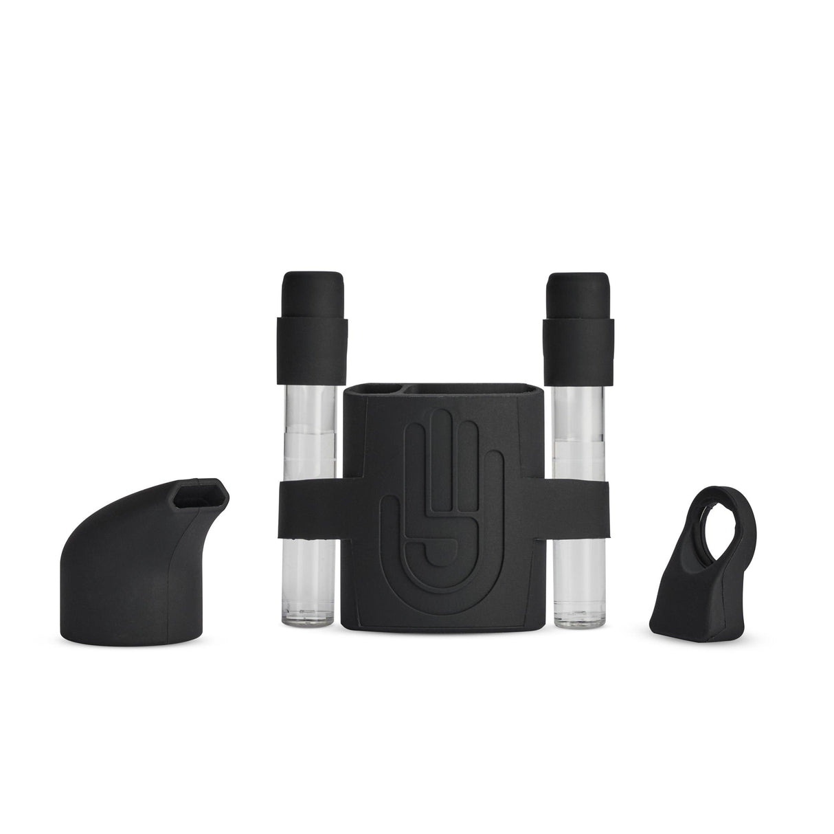 High Five Vaporizer Utility Belt with Silicone Holders for E-Rig Accessories, Front View
