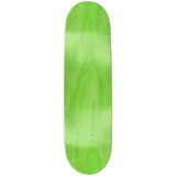 Pulsar x High Times Cannabear Skateboard Deck, 32.5" x 8.5", vibrant green top view