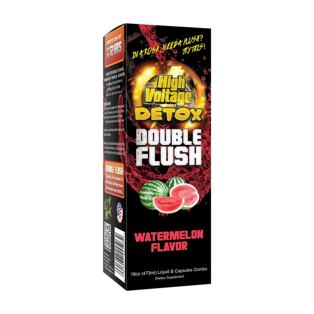 High Voltage Detox Double Flush Combo - Watermelon - Cleanse for Drug Tests