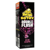 High Voltage Detox Double Flush Acai Grape Flavor front view on white background