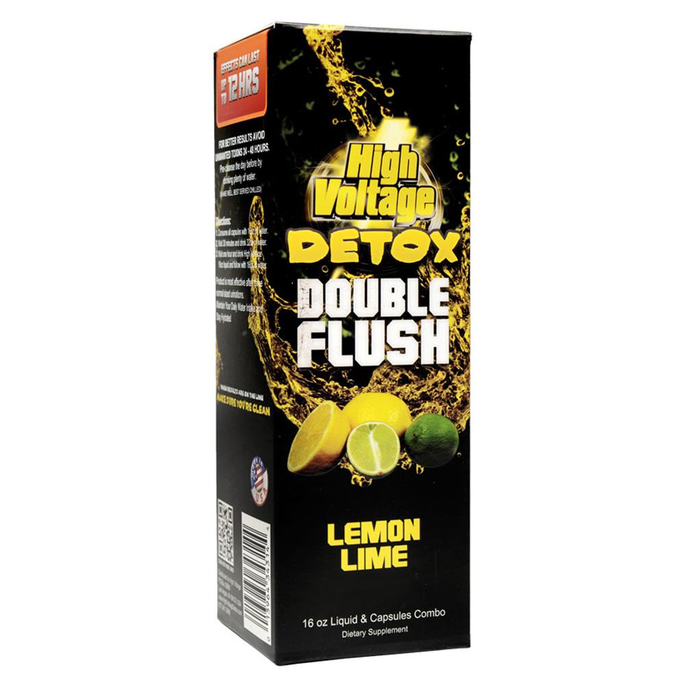 High Voltage Detox Double Flush Combo in Lemon Lime - Front View of Package