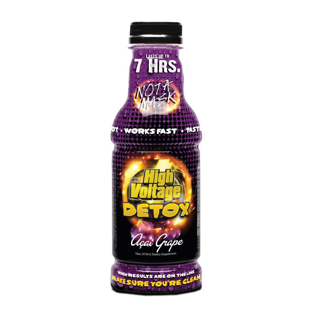 High Voltage Detox Permanent 5 Day Flush Acai Grape Flavor Front View