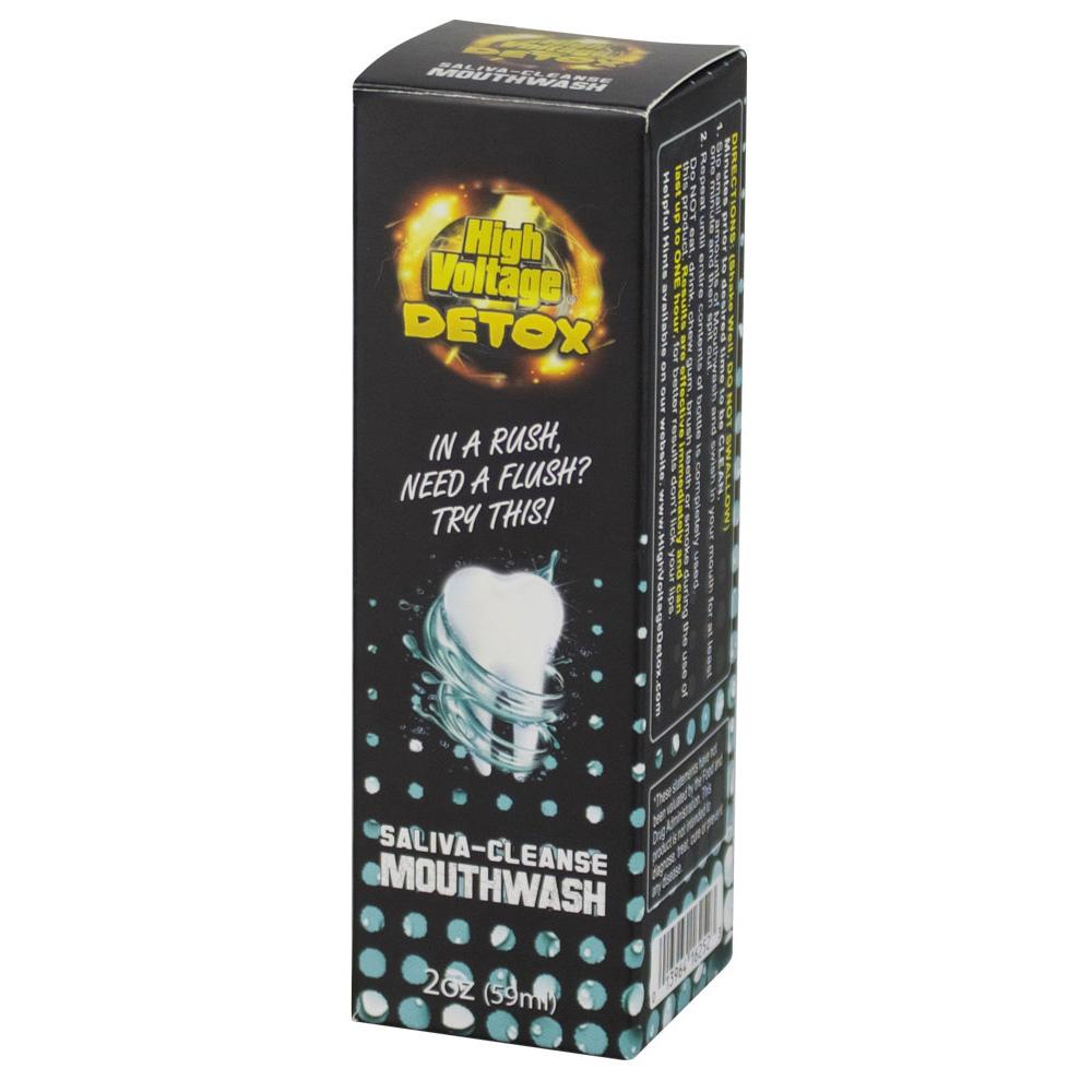 High Voltage Detox Saliva Cleanse Mouthwash Packaging