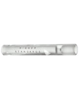 Higher Standards Glass Taster Chillum - Clear Borosilicate Hand Pipe for Dry Herbs, Front View