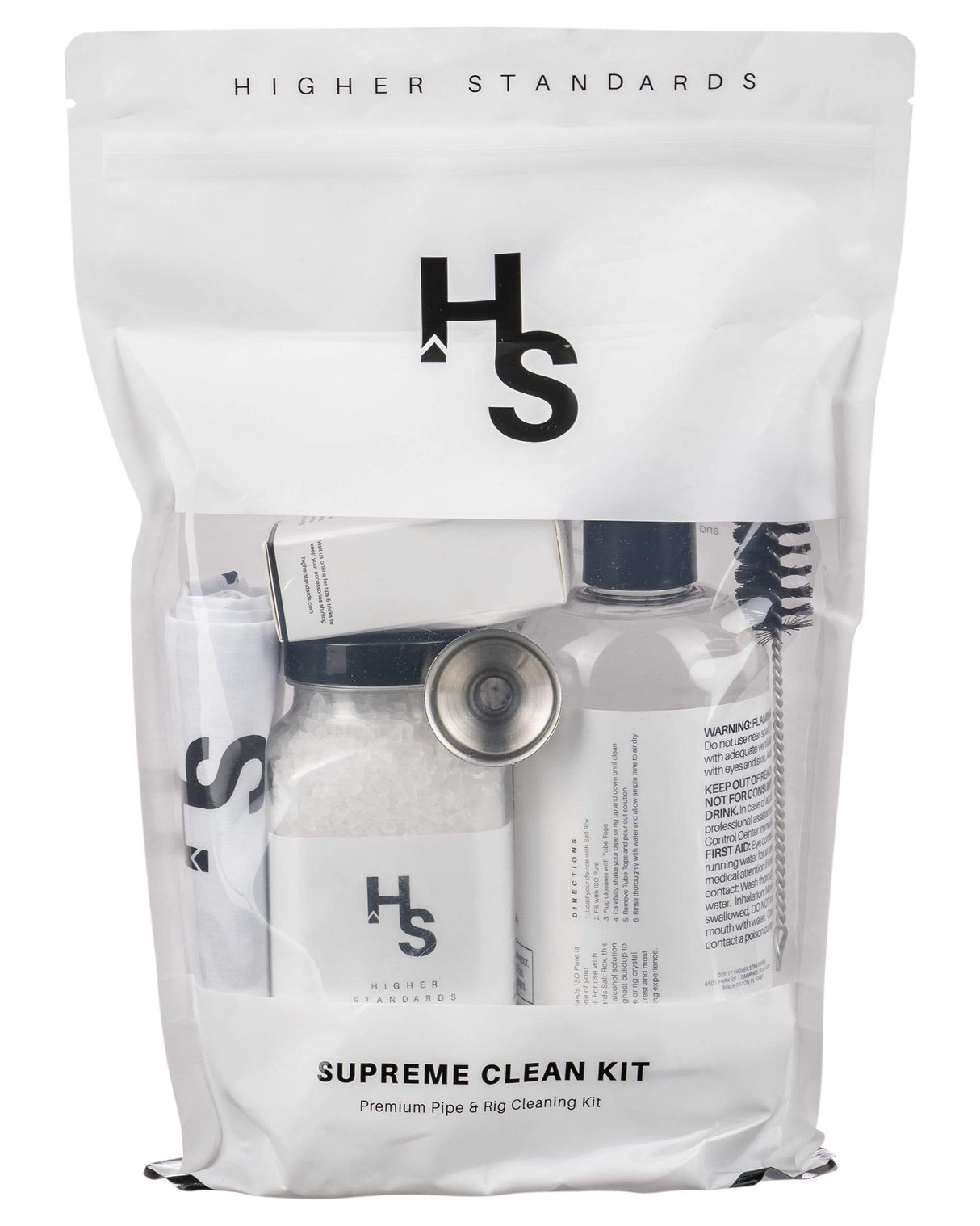 Higher Standards Supreme Cleaning Kit with ISO 99% Isopropyl Alcohol, brushes, and accessories