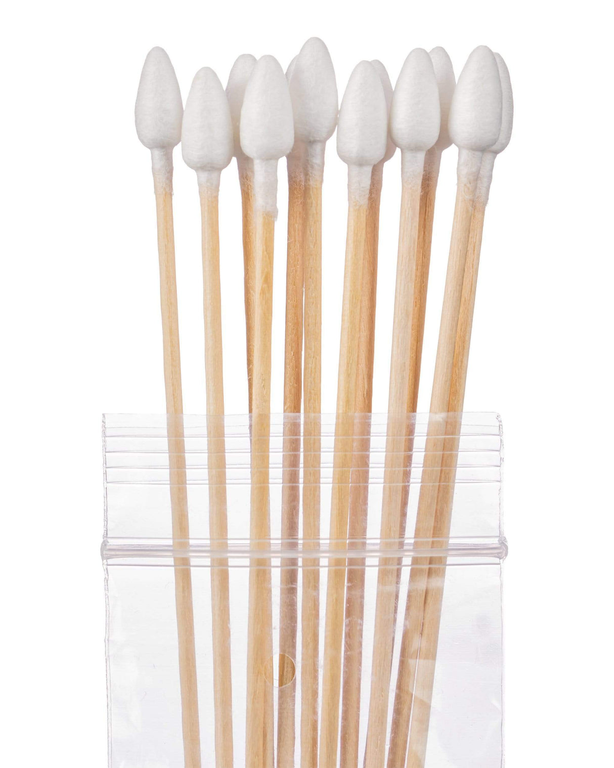 Higher Standards Supreme Cleaning Kit cotton swabs in clear container, USA made organic