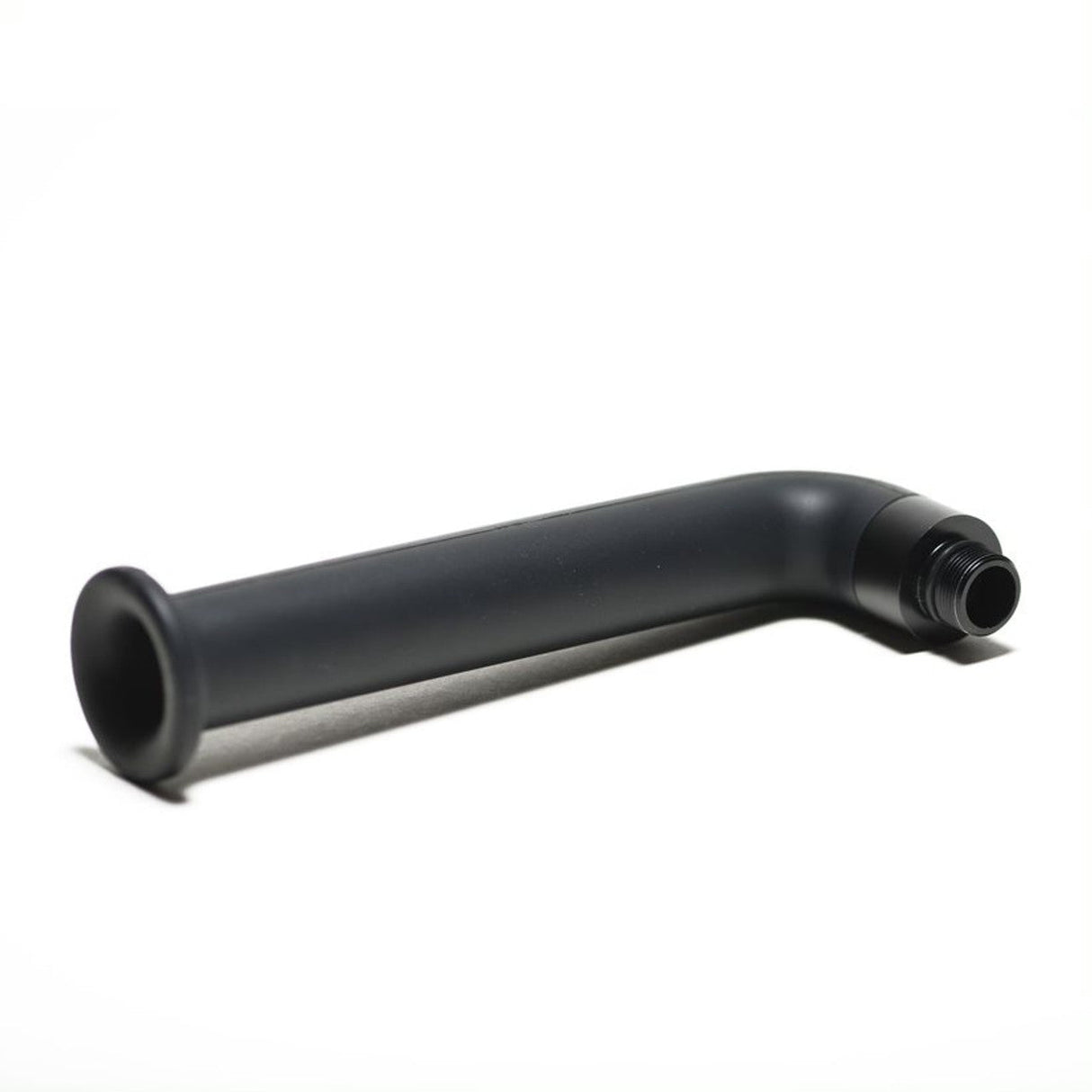 Hitoki Adjustable Silicone Mouthpiece for bongs, black, angled side view on white background