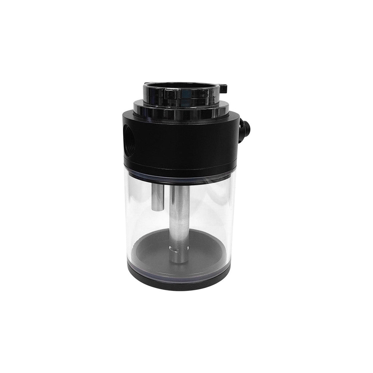 Hitoki Lower Part with Carb for The Trident Series - Clear and Black, Isolated Front View