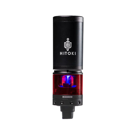 Hitoki Saber Laser Combustion Vaporizer with 500mAh battery, front view on white background