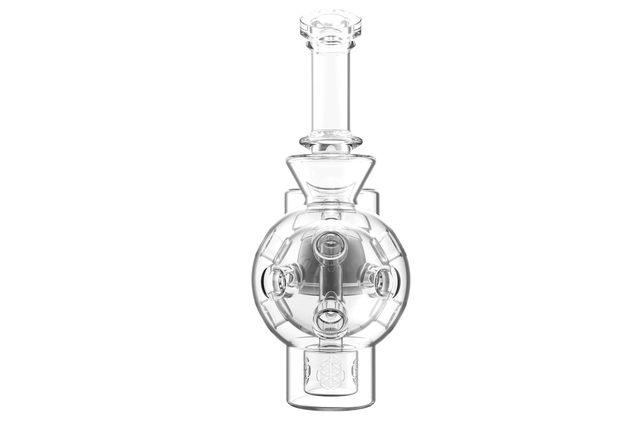 Dr. Dabber Switch Hive Ball Attachment with Honeycomb Percolation, front view on white background