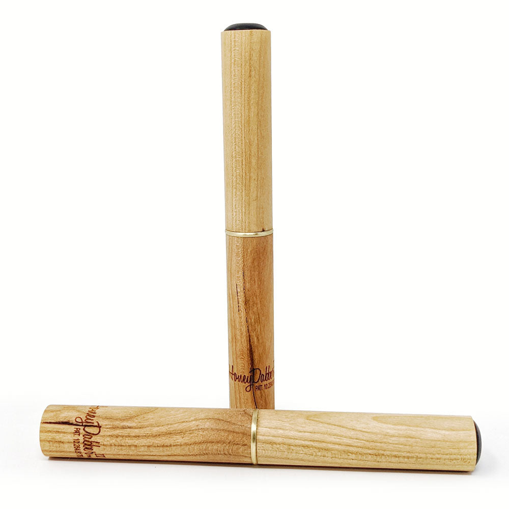 Honey Dabber II Cherry Wood Dab Straw | Quartz Tip