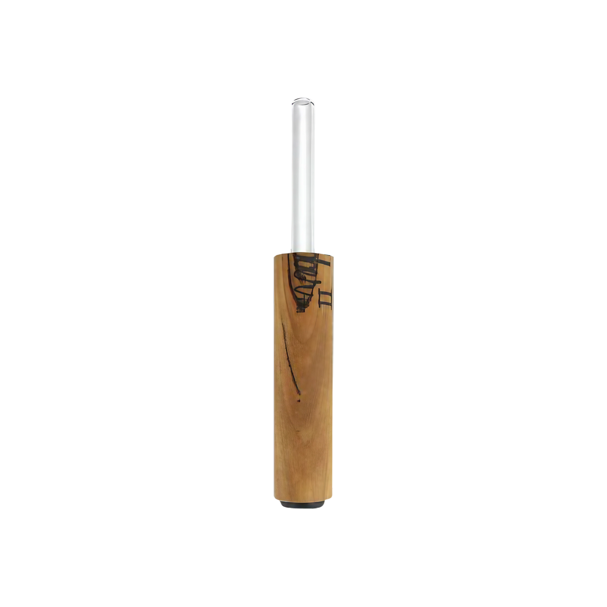 Honey Dabber II Vapor Straw Collector with Quartz Tip, 5" Wooden Body, USA Made
