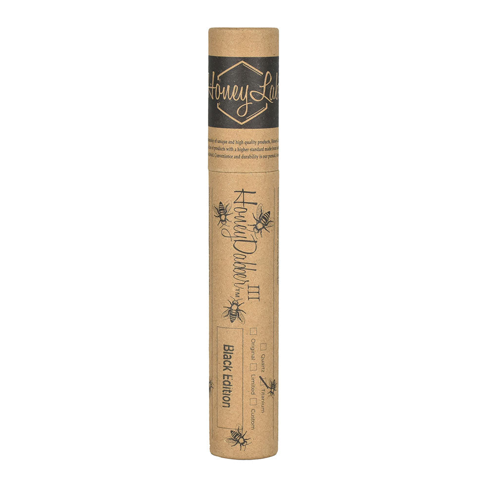 Honey Labs HoneyDabber 3 Black Edition Vapor Straw in packaging, front view