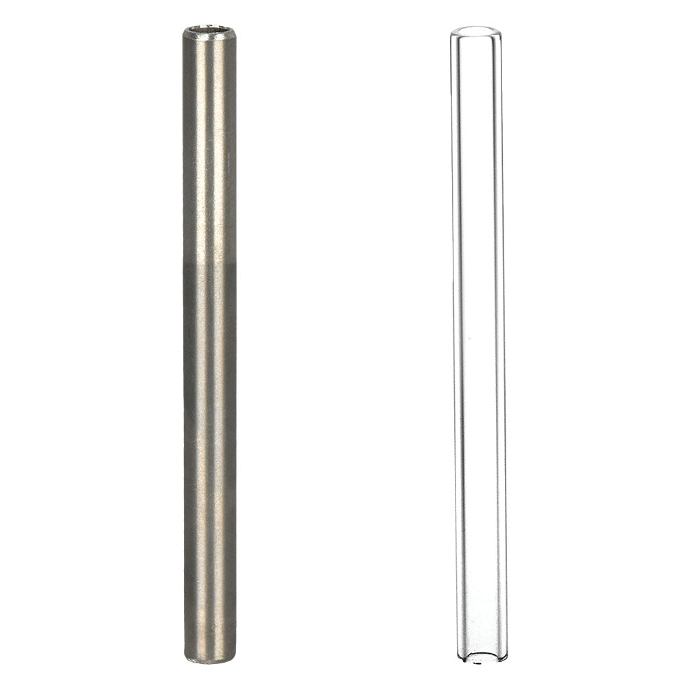Honey Labs HoneyDabber 3 Quartz Replacement Tip, 3" Length, Front and Side View