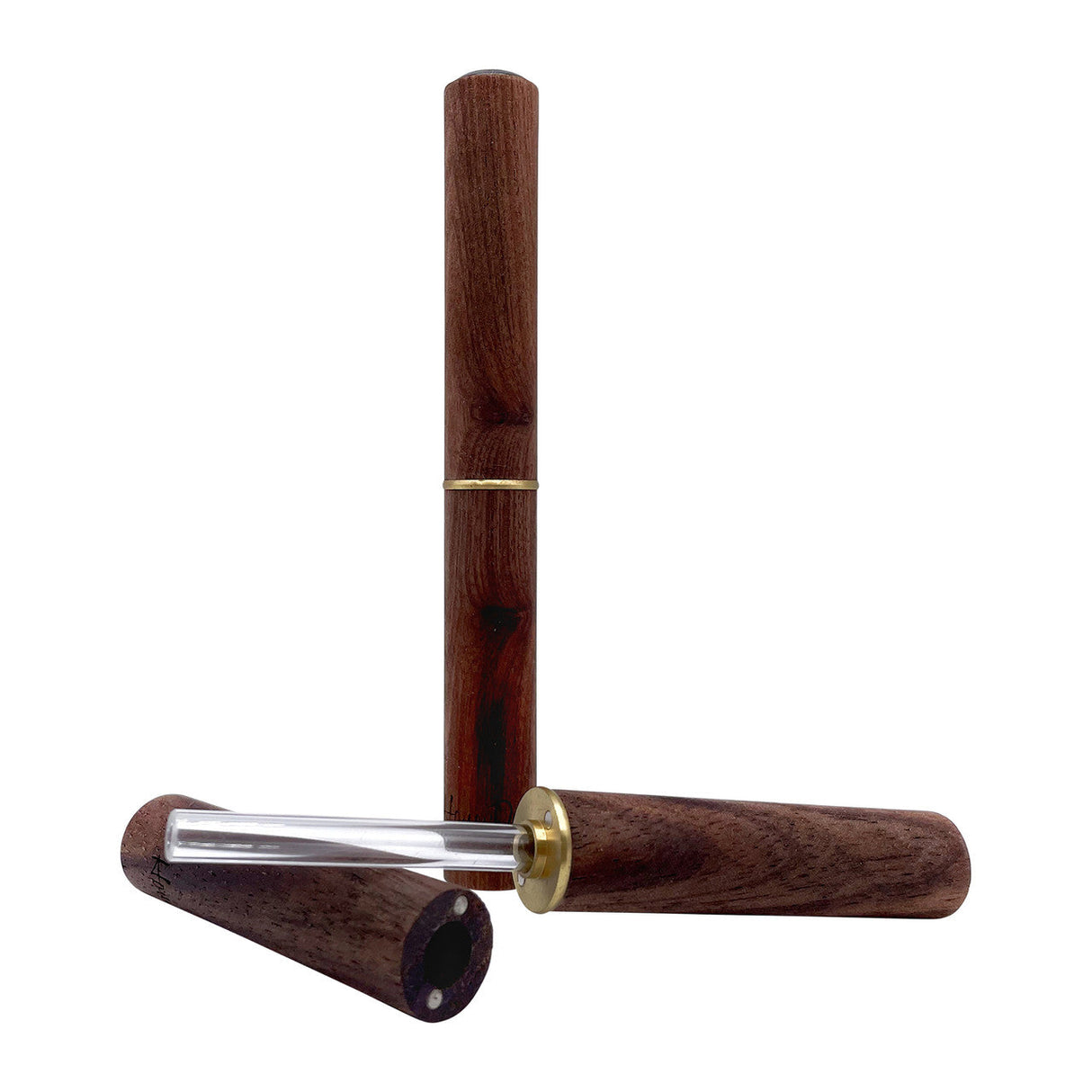 Honey Labs HoneyDabber II Quartz Tip, 5" Black Edition with Silicone Body, Front View