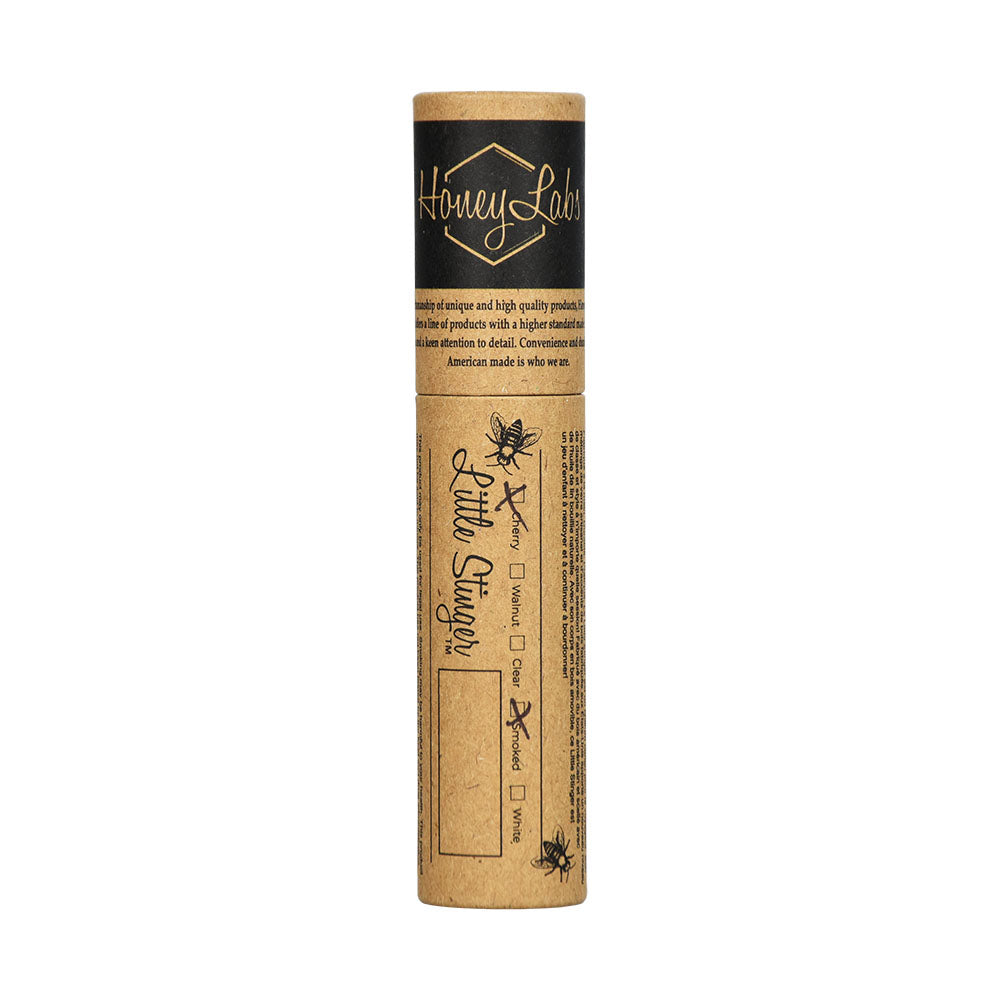 Honey Labs Little Stinger Chillum in cylindrical packaging, front view on white background