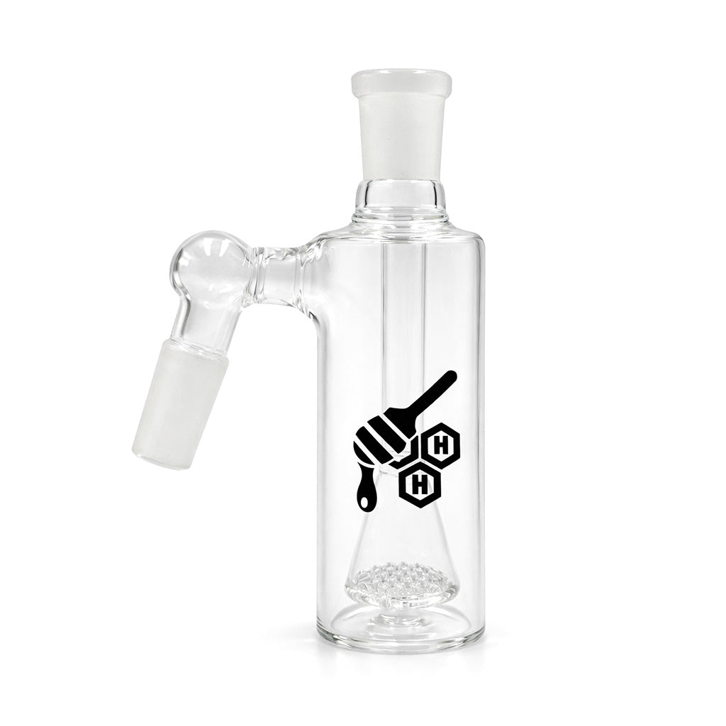 Honeybee Herb Honeycomb Disc Perc Cylinder Ash Catcher