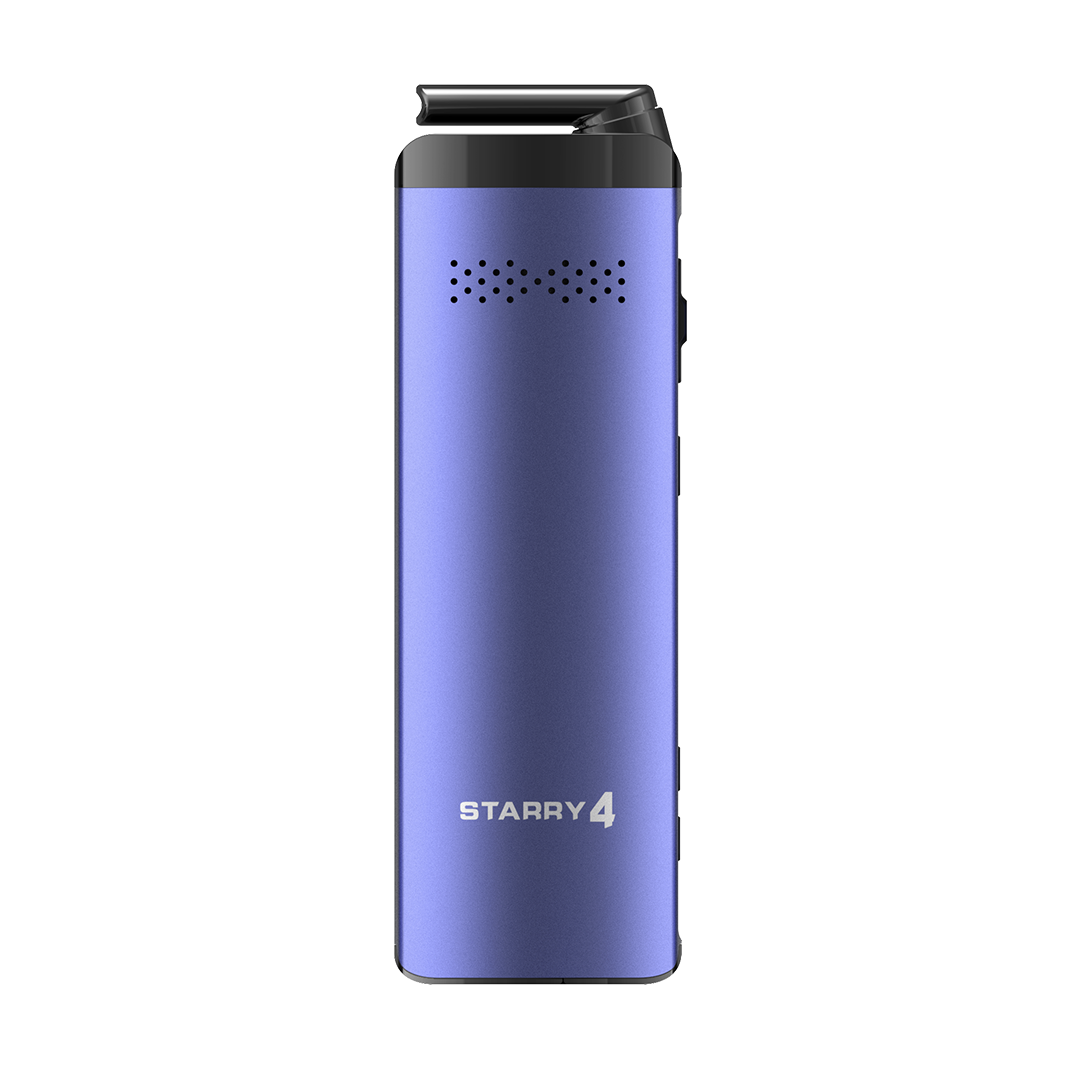 XVape XMAX Starry 4.0 Dry Herb Vaporizer in Very Peri Blue, Front View, Compact Design