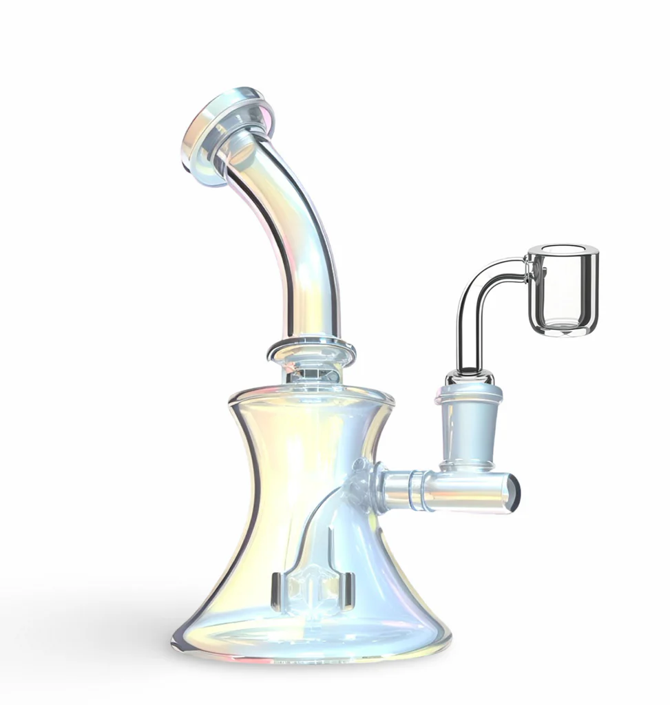 Glass Bath 6" Holographic Dab Rig