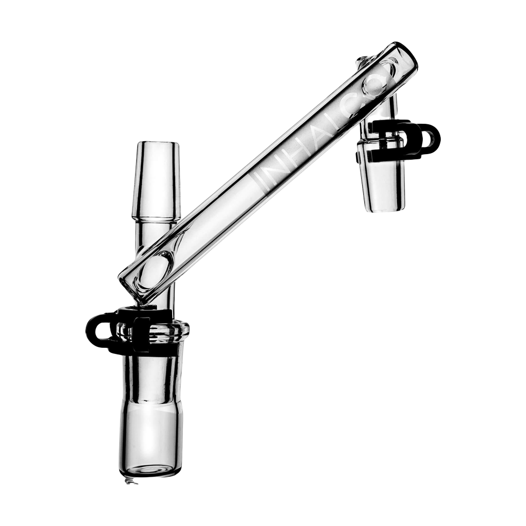 PILOT DIARY 14mm Male To Male Dropdown Reclaim Catcher - Clear Glass Angled View
