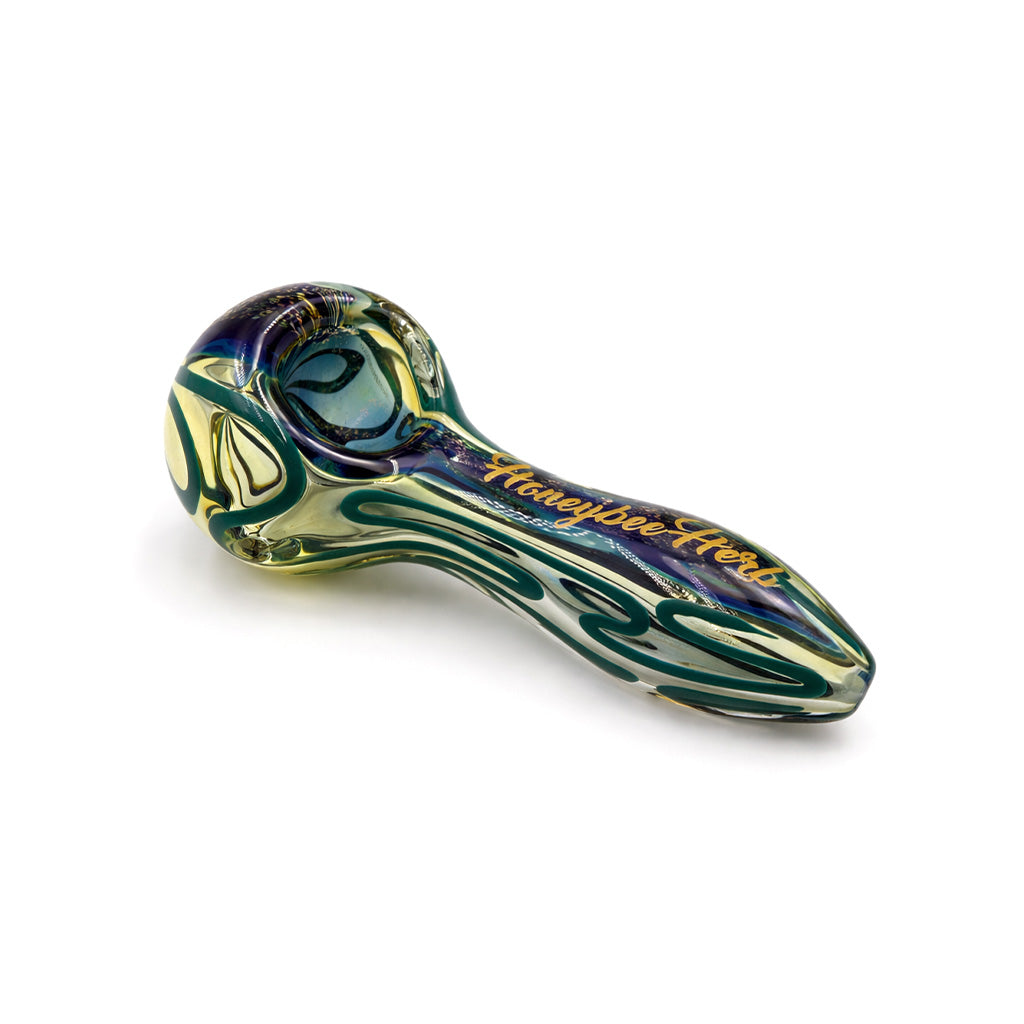Honeybee Herb Inside Out Dichro Spoon Pipe