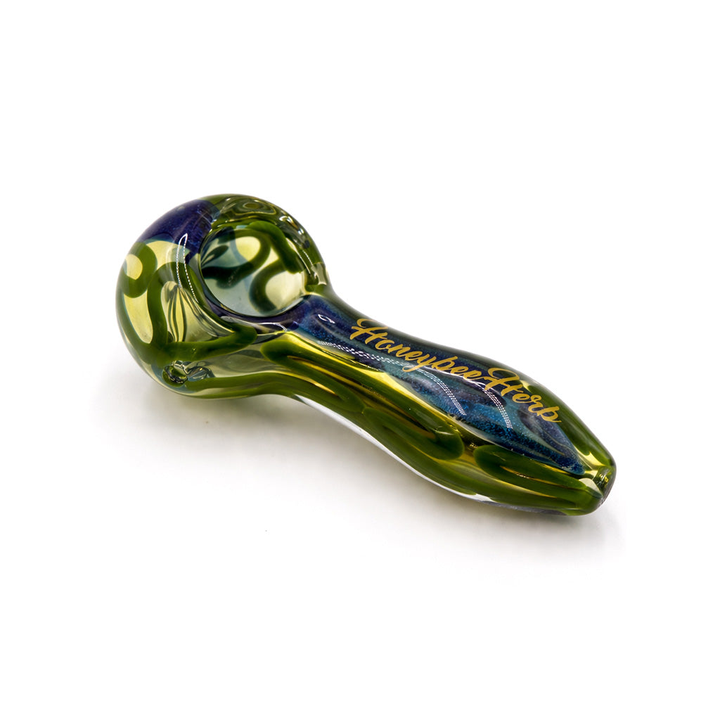 Honeybee Herb Inside Out Dichro Spoon Pipe