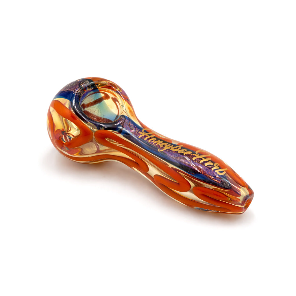 Honeybee Herb Inside Out Dichro Spoon Pipe
