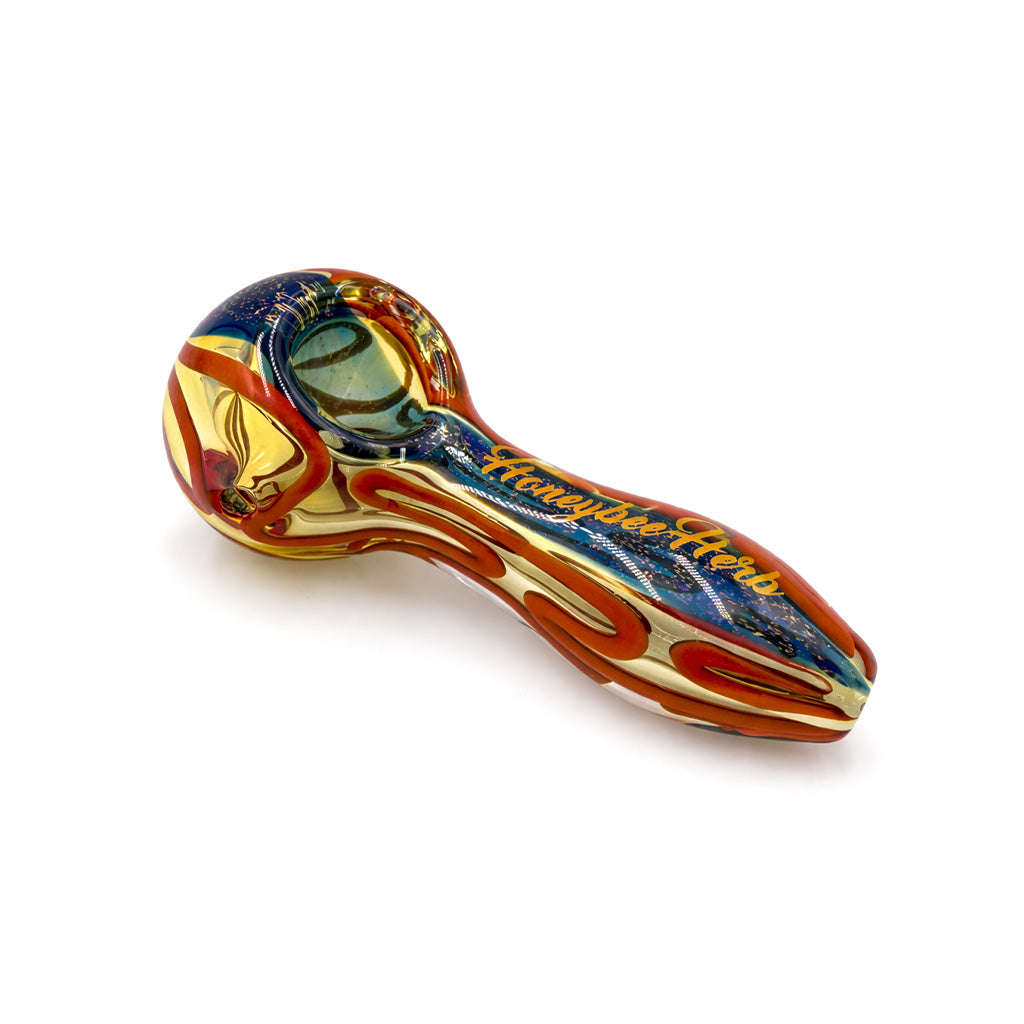 Honeybee Herb Inside Out Dichro Spoon Pipe