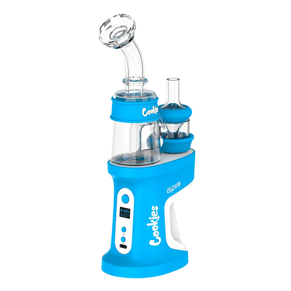 Ispire daab Induction eRig Kit - Front View with Glass Top and Cookies Branding