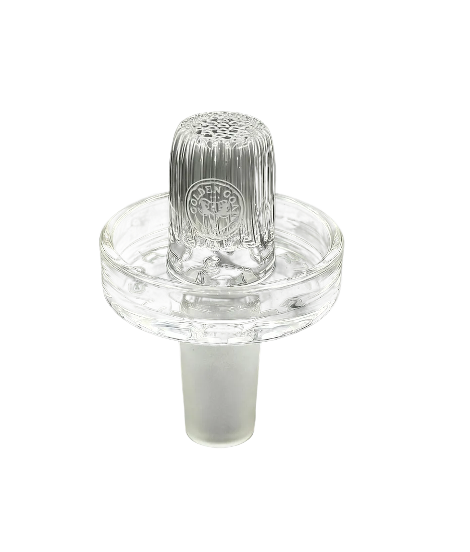 Golden Goat Jar Blaster quartz banger with wide disc tray
